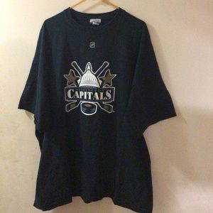 Reebok Black Washington Capitals Alexander Ovechkin T-Shirt Size XXL
